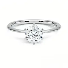 BOOMZAIR - ANILLO DE COMPROMISO SOLITARIO PETITE FIT 1 CT VVS1 D