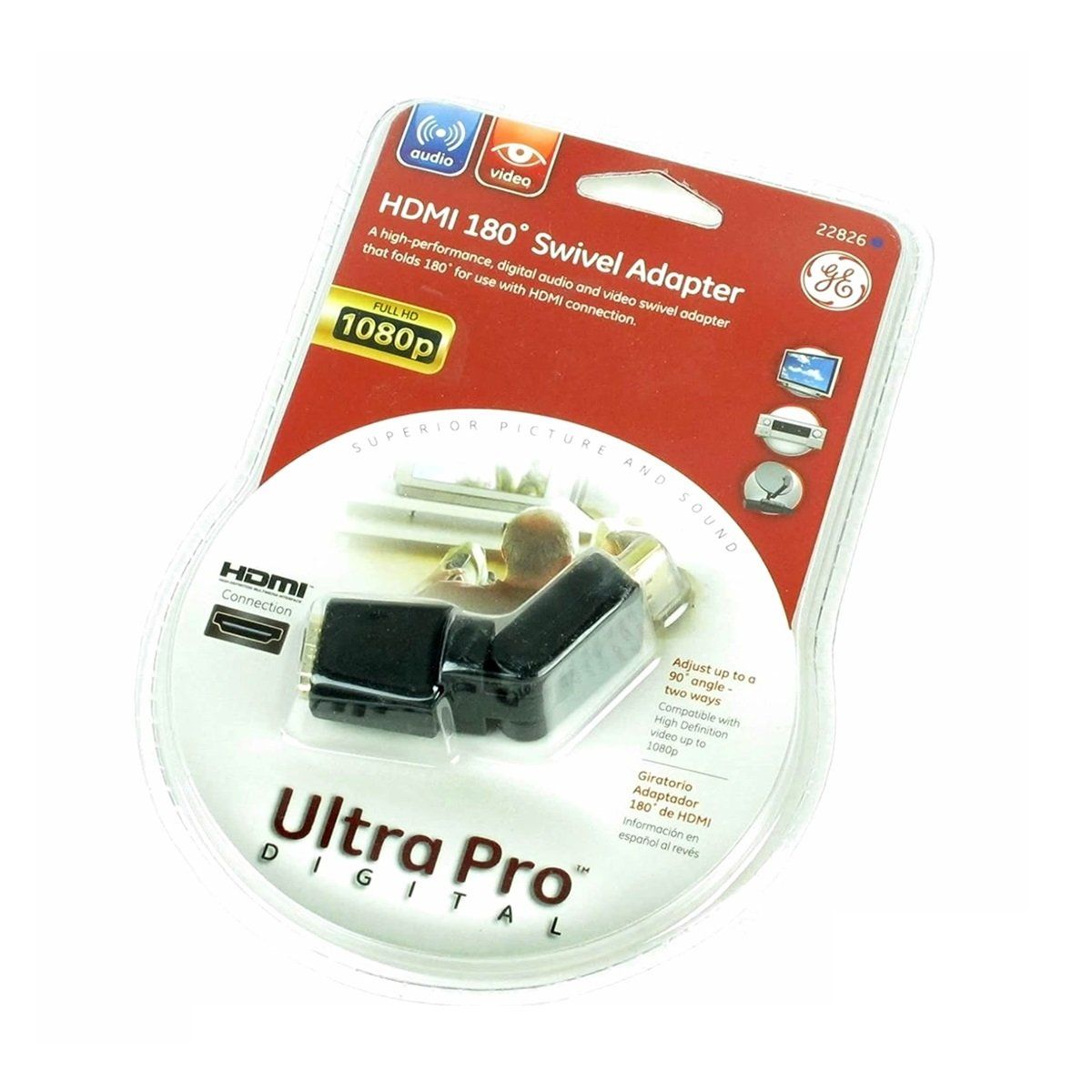 GENERAL ELECTRIC - Adaptador HDMI Flexible GE 180 Grados