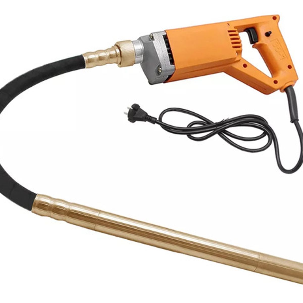 GENERICO - Vibrador Hormigón Cemento 1300w Sonda 1mtr Línea Profesional