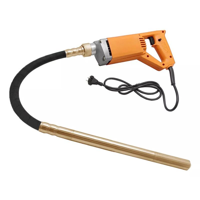 GENERICO - Vibrador Hormigón Cemento 1300w Sonda 1mtr Línea Profesional
