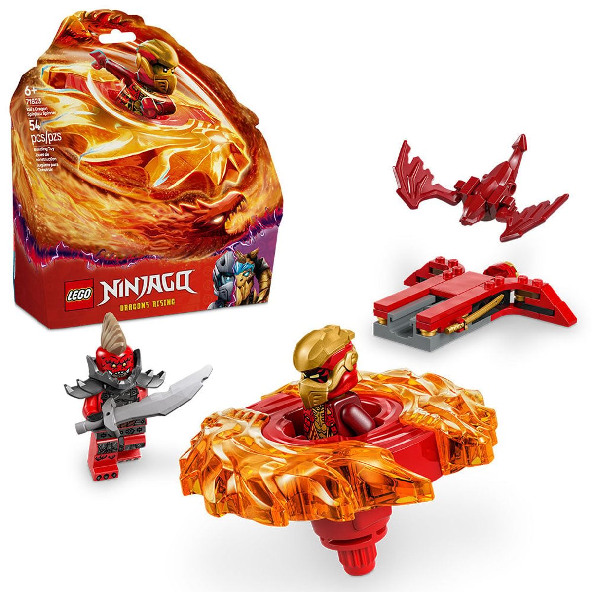 LEGO - LEGO Ninjago Spinner de Spinjitzu del Dragón de Kai - 71823