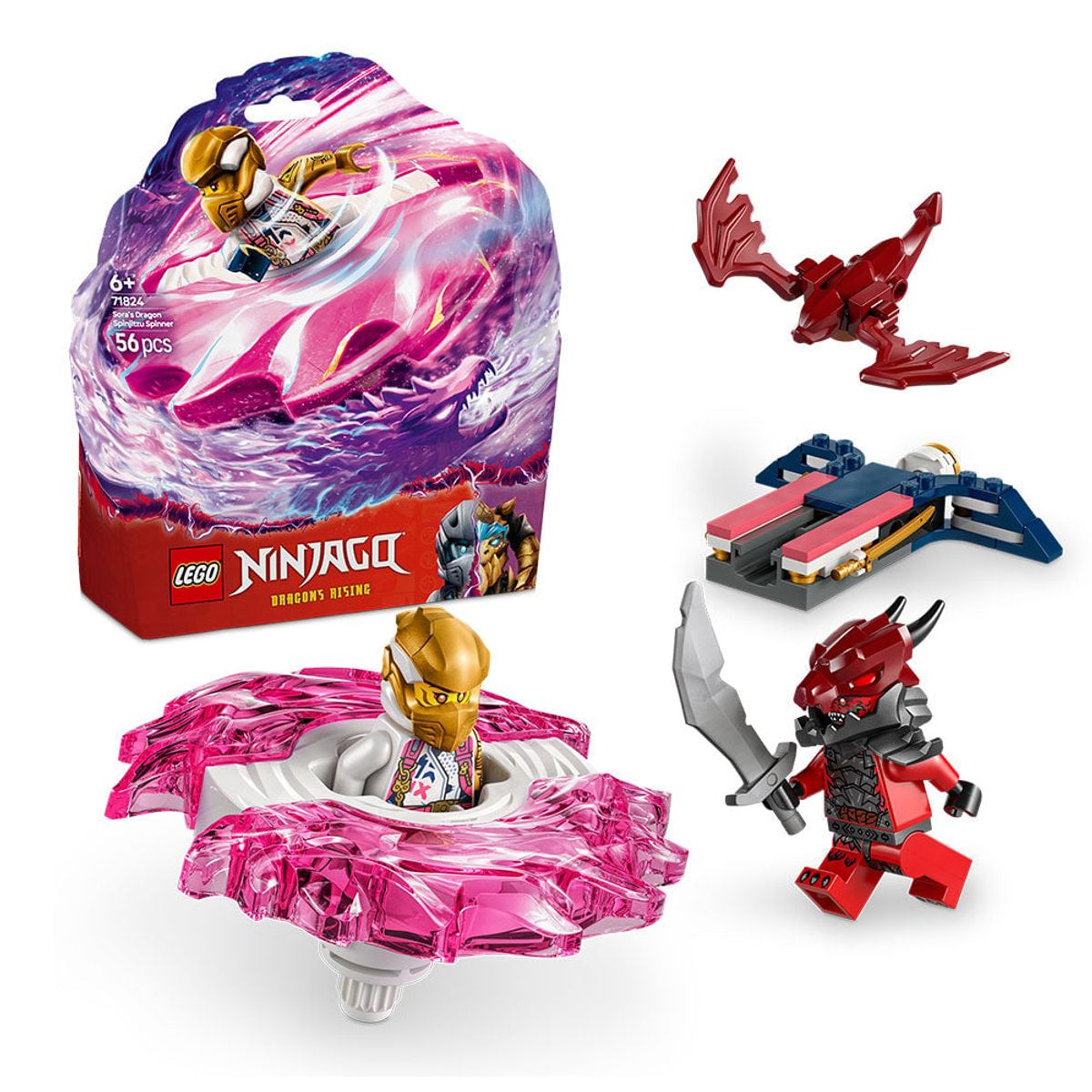 LEGO - LEGO Ninjago Spinner de Spinjitzu del Dragón de Sora - 71824