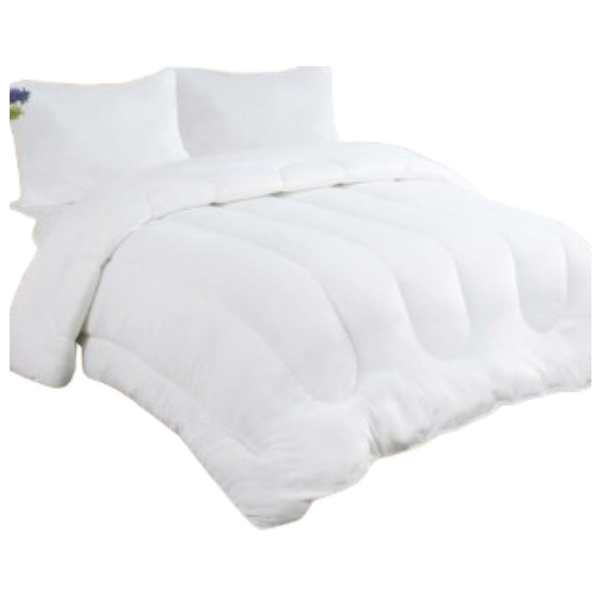GENERICO - plumon king blanco plush con chiporro 250X270 TF cs05