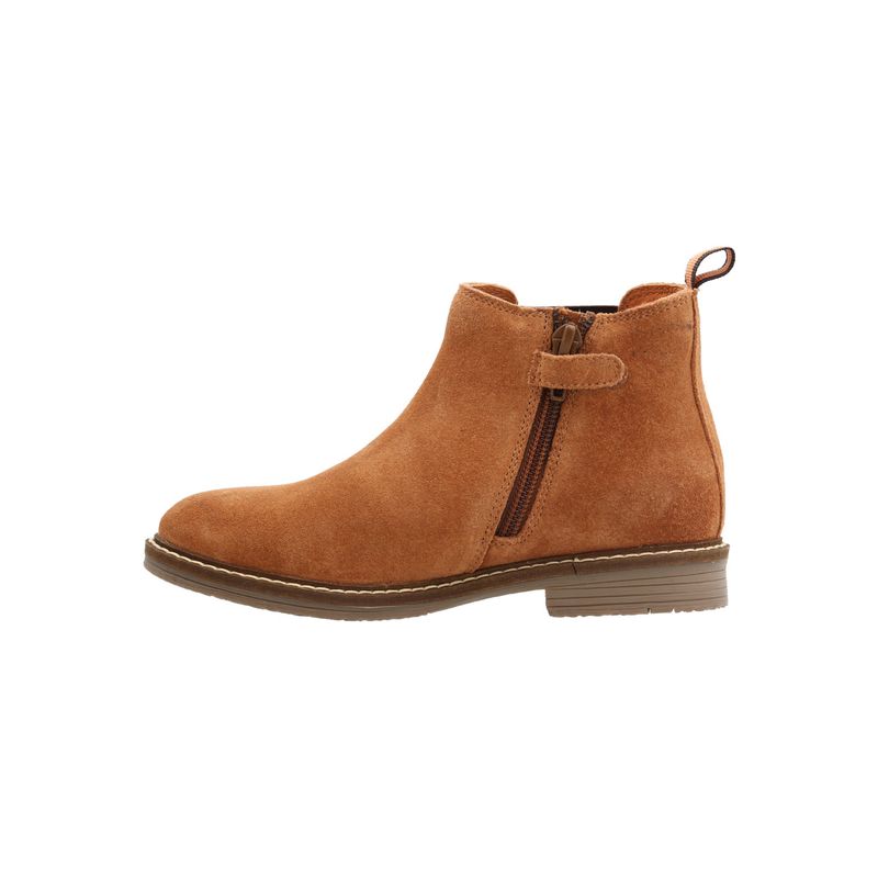 HUSH PUPPIES - Botin Cuero Damon Niño Café HUSH PUPPIES