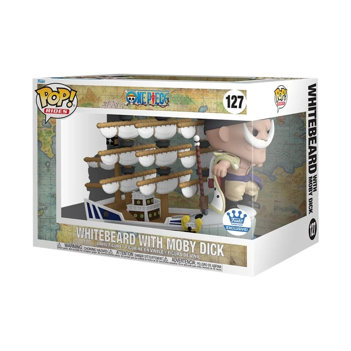 FUNKO - Funko Pop One Piece Whitebeard With Moby Dick Barbablanca