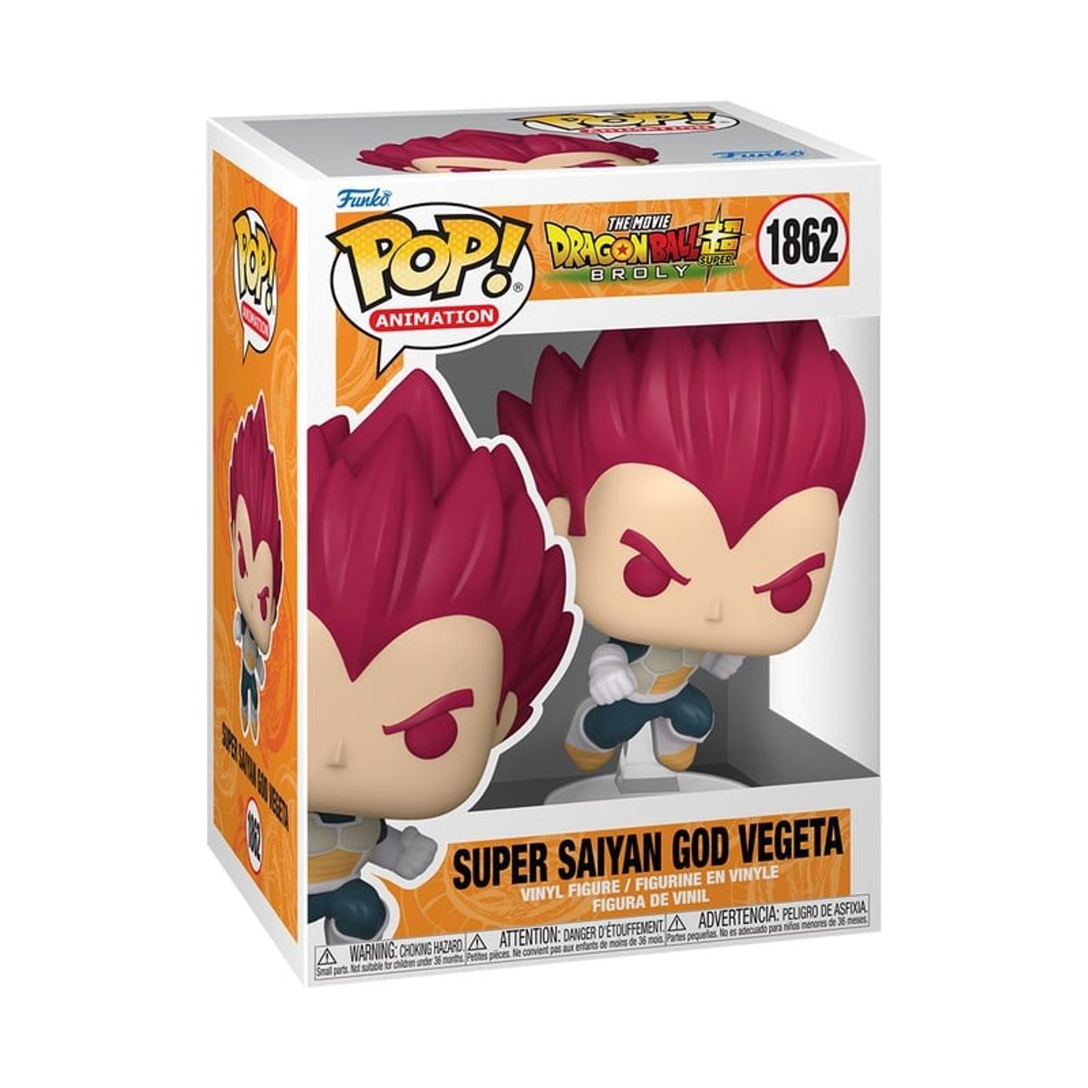 FUNKO - Funko Pop Dragon Ball – Super Saiyan God Vegeta 1862