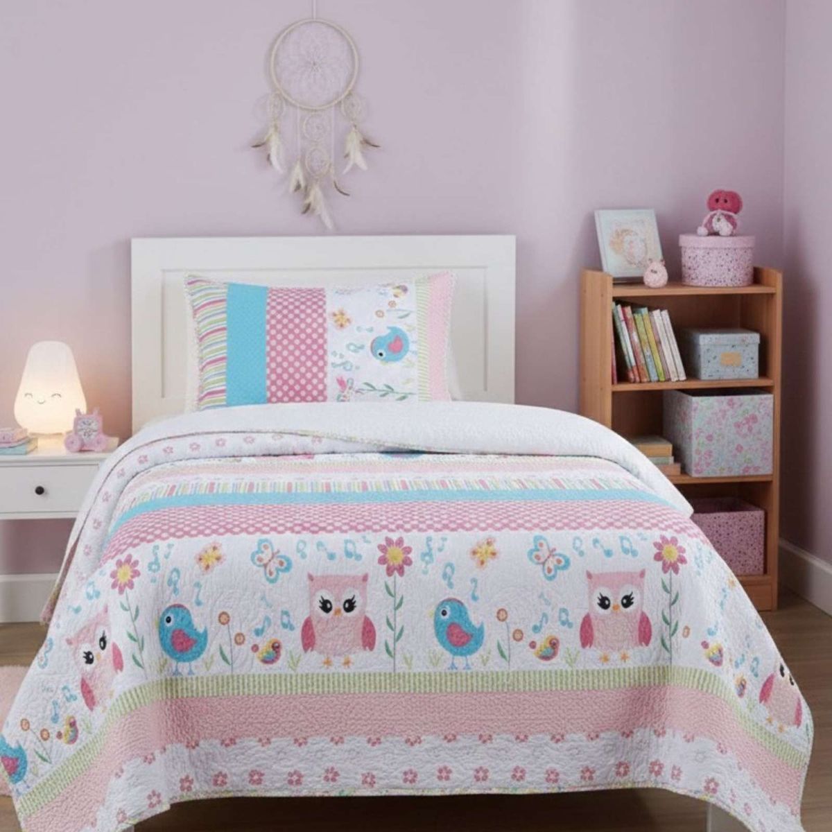 GENERICO - COBERTOR COLCHA QUILT SHERPA OTOÑO INVIERNO PLAZA Y MEDIA