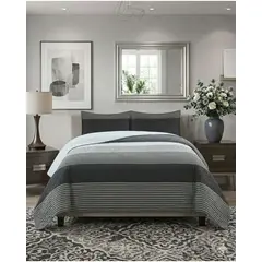 GENERICO - CUBRECAMA QUILT SHERPA PLAZA Y MEDIA 180 X 230 CM