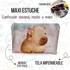 GENERICO - MAXI ESTUCHE CAPIBARA CUTE