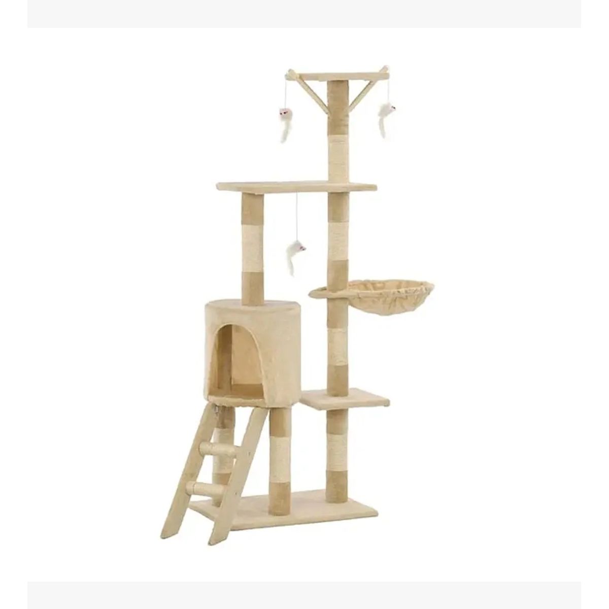 CORI CORI - Rascador Para Gatos Mediano Beige