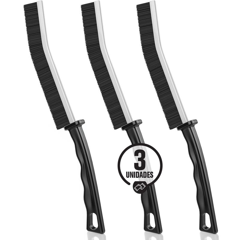 GENERICO - Cepillos de Limpieza para Huecos Set de 3 Limpieza Profunda