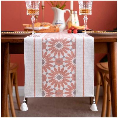 Imagen 2 del producto Camino de mesa + Individuales Set de 7 piezas 35x180cm md04