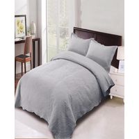 Cubrecama Quilt 2 Plaza Primera Verano Unicolor Q03