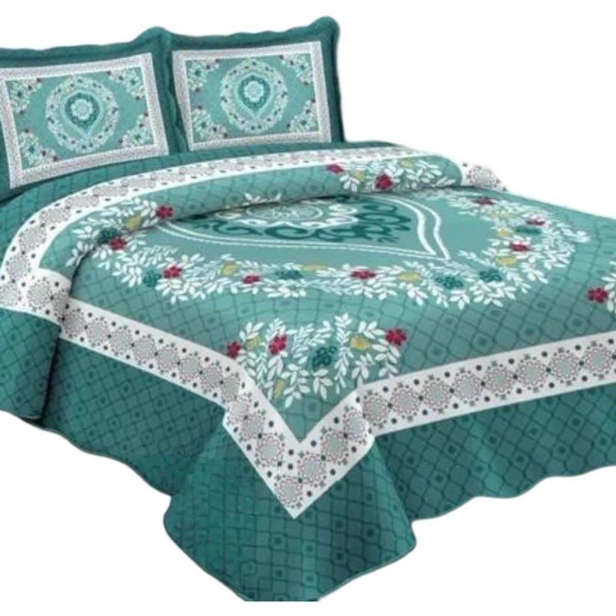 GENERICO - Cubrecama Cobertor Quilt 2 Plaza Primera Verano Q01