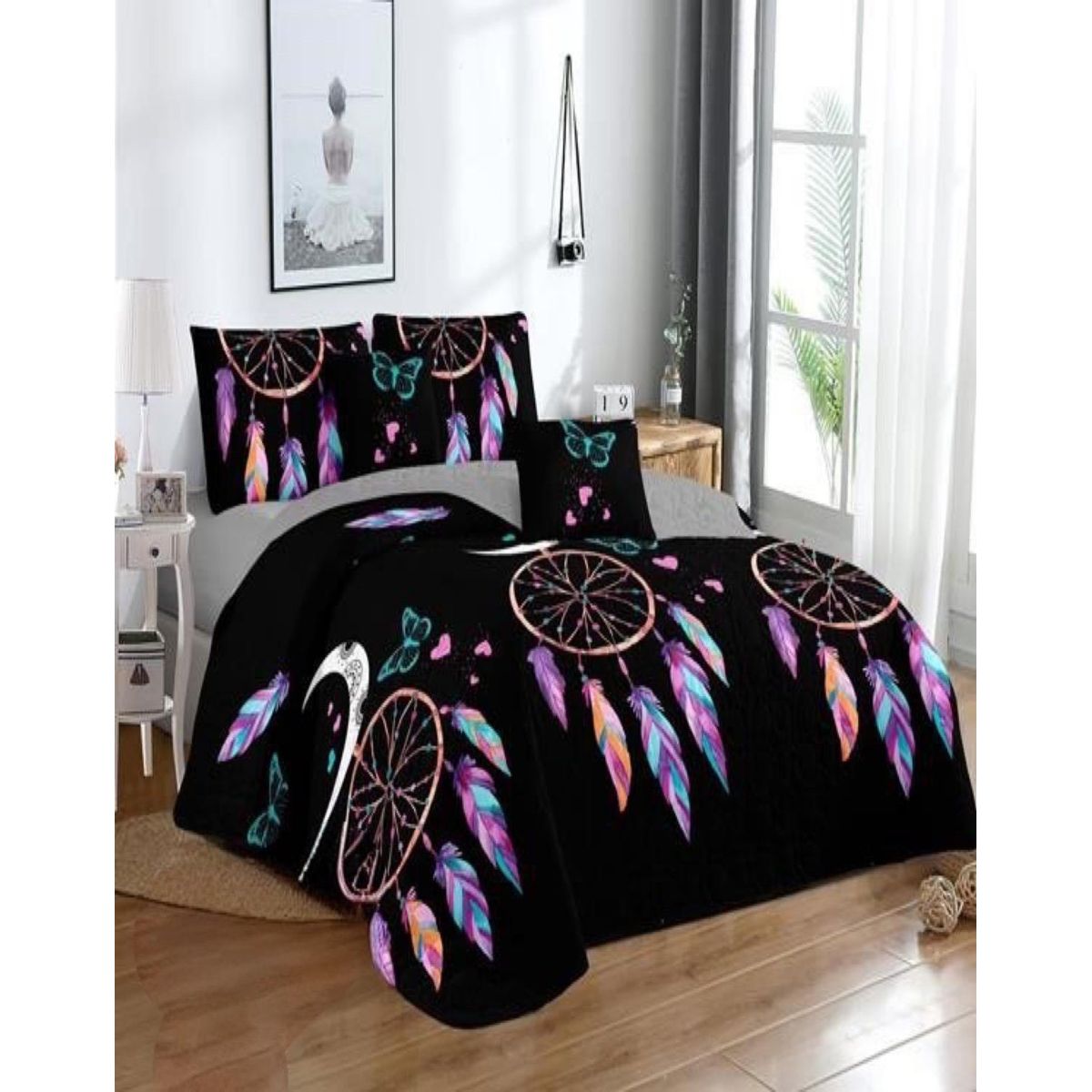 GENERICO - Cubrecama Cobertor Quilt 2 Plaza Primera Verano Q09