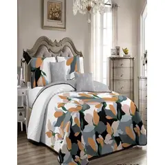 GENERICO - Cubrecama Cobertor Quilt 2 Plaza Primera Verano Q16