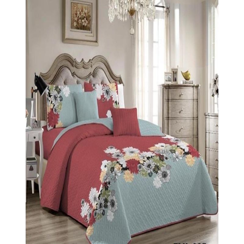 GENERICO - Cubrecama Cobertor Quilt 2 Plaza Primera Verano Q17