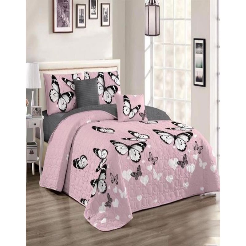 GENERICO - Cubrecama Cobertor Quilt 2 Plaza Primera Verano Q63