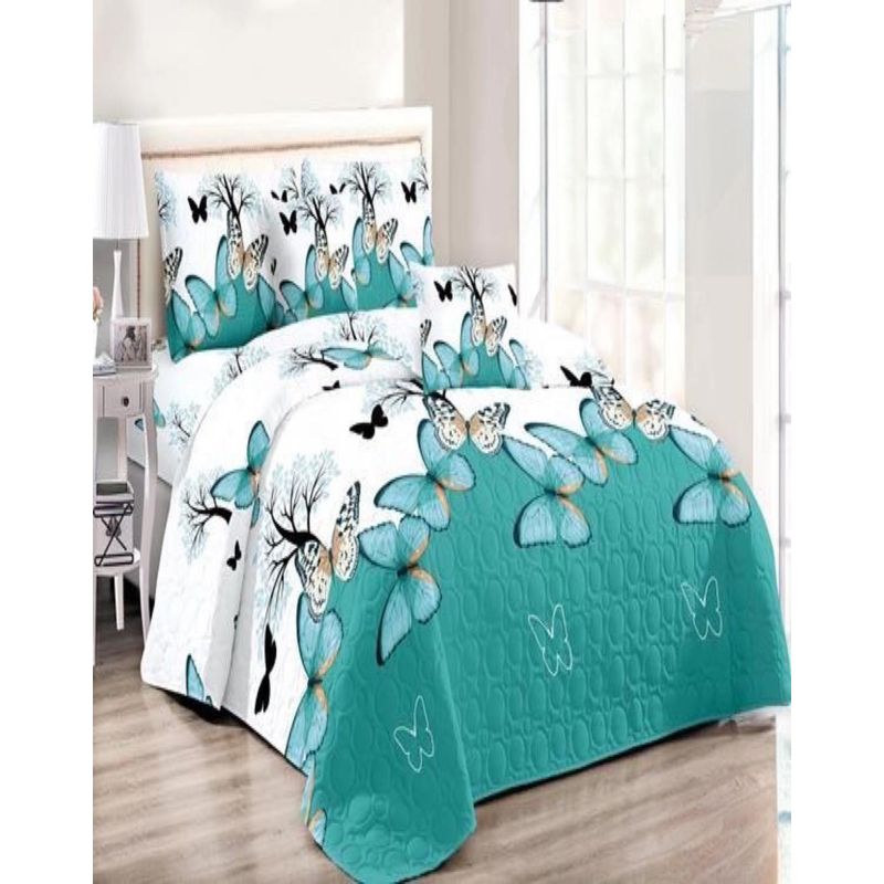 GENERICO - Cubrecama Cobertor Quilt 2 Plaza Primera Verano Q65