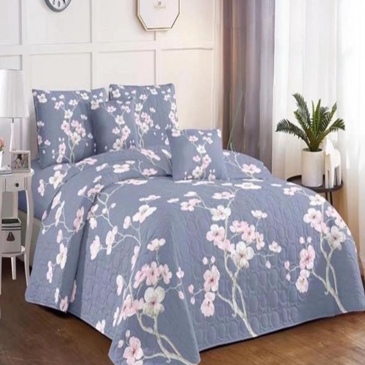 GENERICO - Cubrecama Cobertor Quilt 2 Plaza Primera Verano Q68