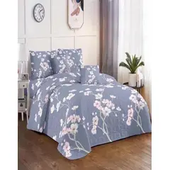 GENERICO - Cubrecama Cobertor Quilt 2 Plaza Primera Verano Q68