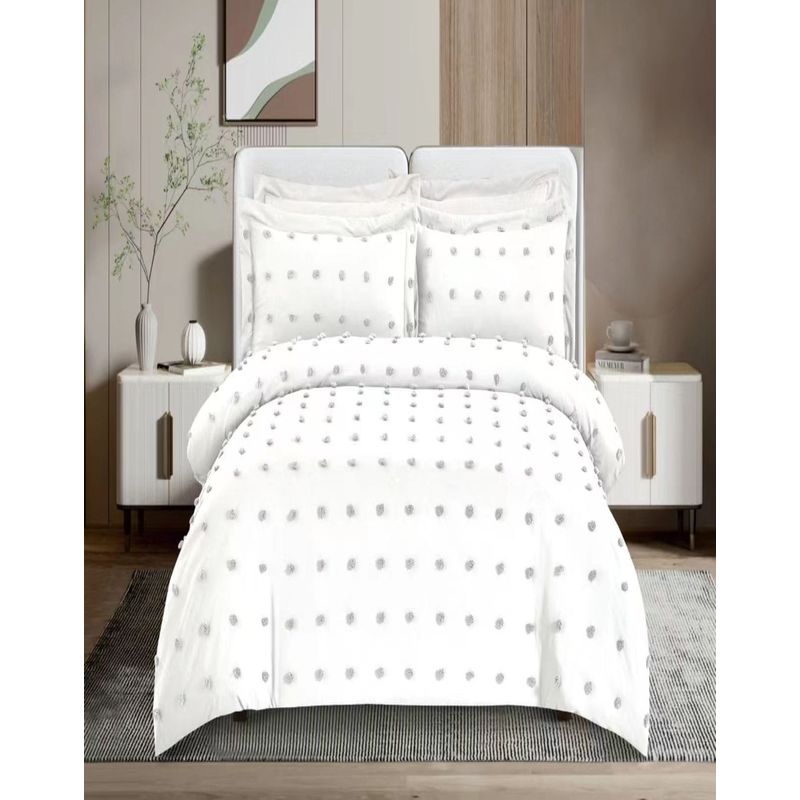 GENERICO - CUBRECAMA NORDICO DE VERANO SEMI ACOLCHADO 2PLAZAS N01