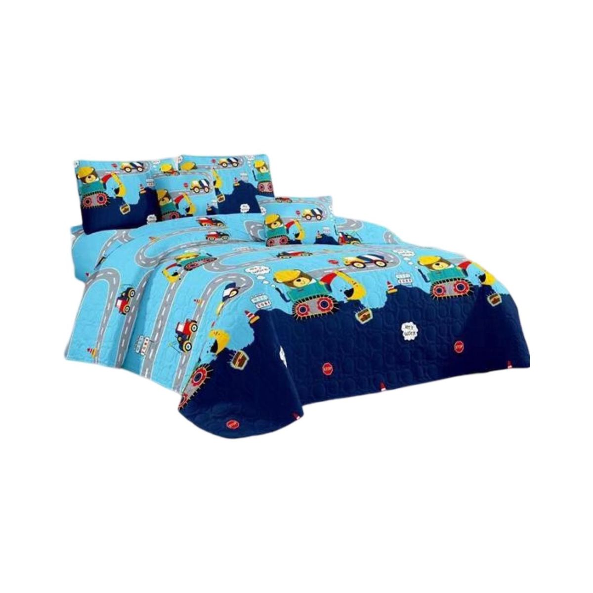 GENERICO - Cubrecama Quilt Plaza y Media Verano Niño v06