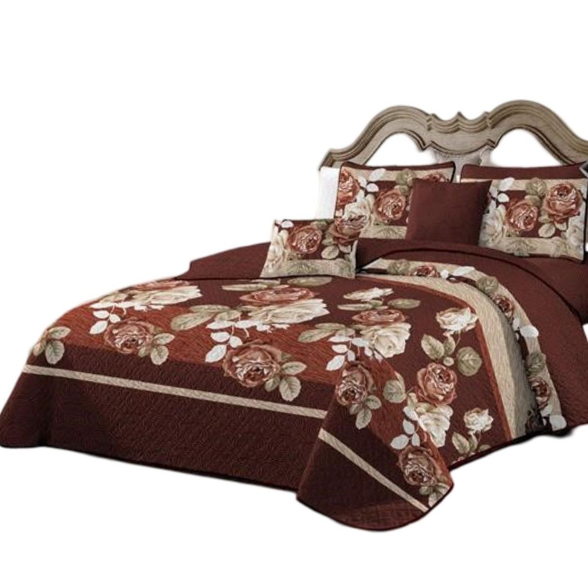 GENERICO - Cubrecama Cobertor Quilt Plaza y Media Verano Fresco v06