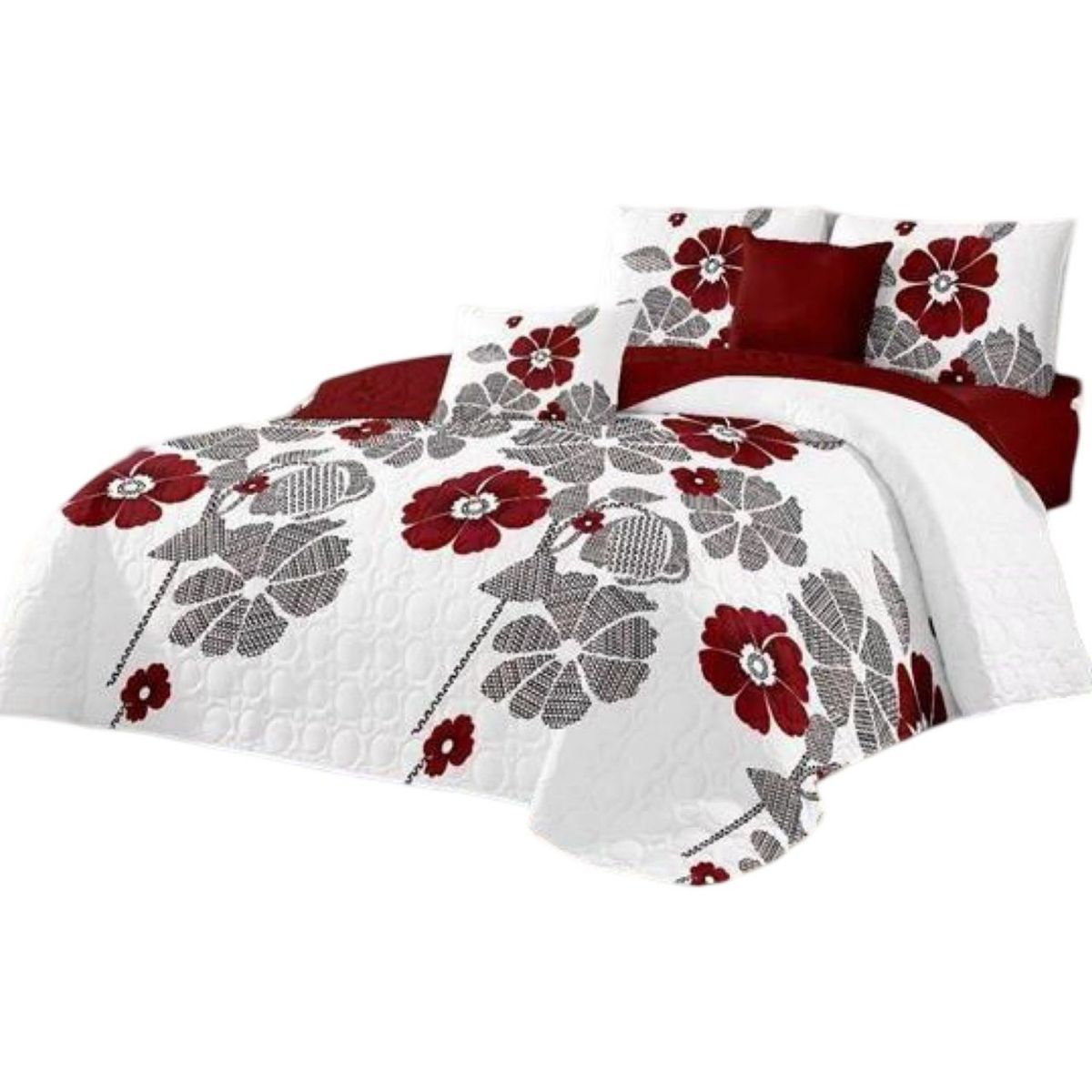 GENERICO - Cubrecama Cobertor Quilt Plaza y Media Verano Fresco v12