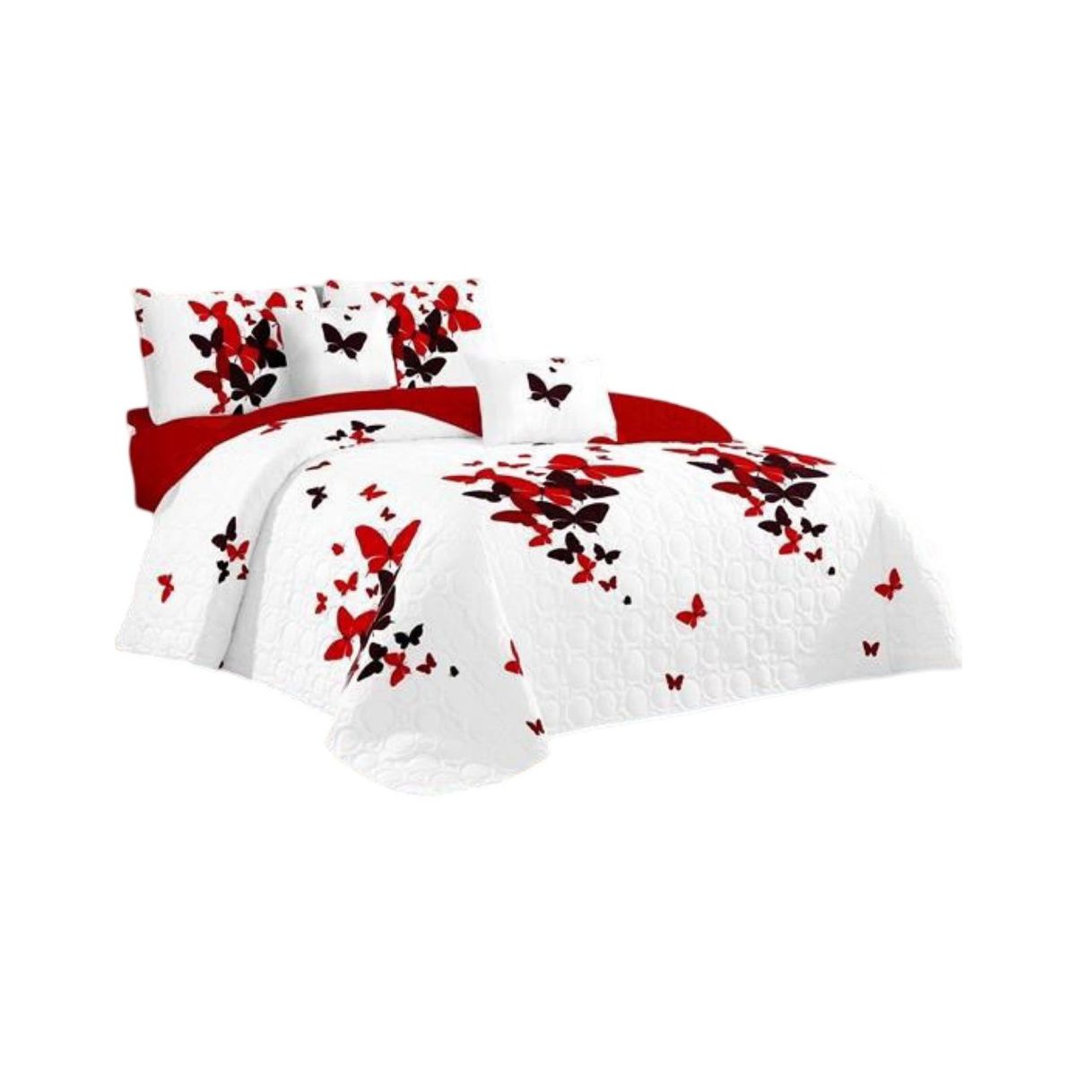 GENERICO - Cubrecama Cobertor Quilt Plaza y Media Verano Fresco v18