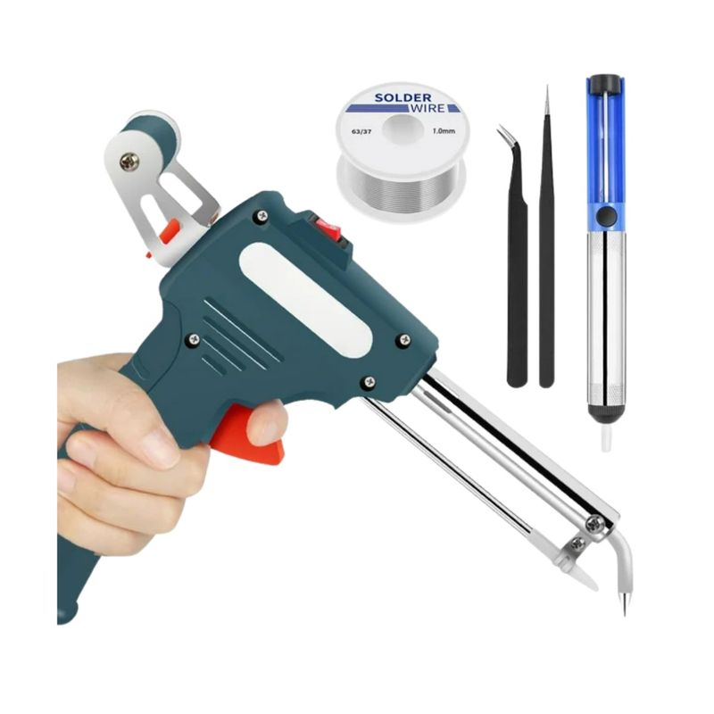 GENERICO - Kit De Soldadura De Hierro 60w Pistola De Mano