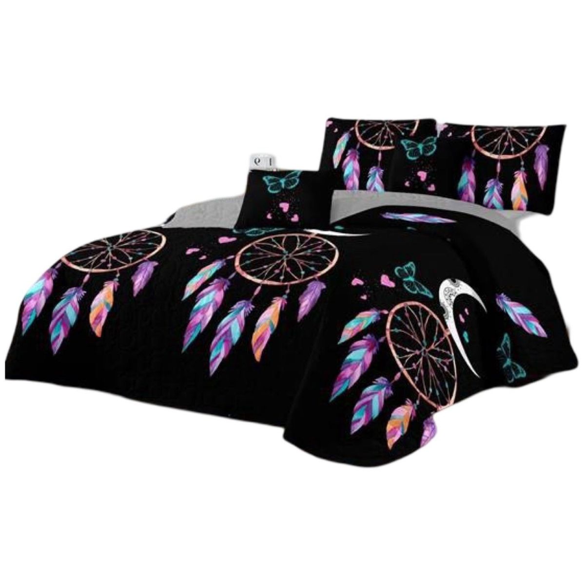 GENERICO - Cubrecama Cobertor Quilt Plaza y Media Verano Fresco v22