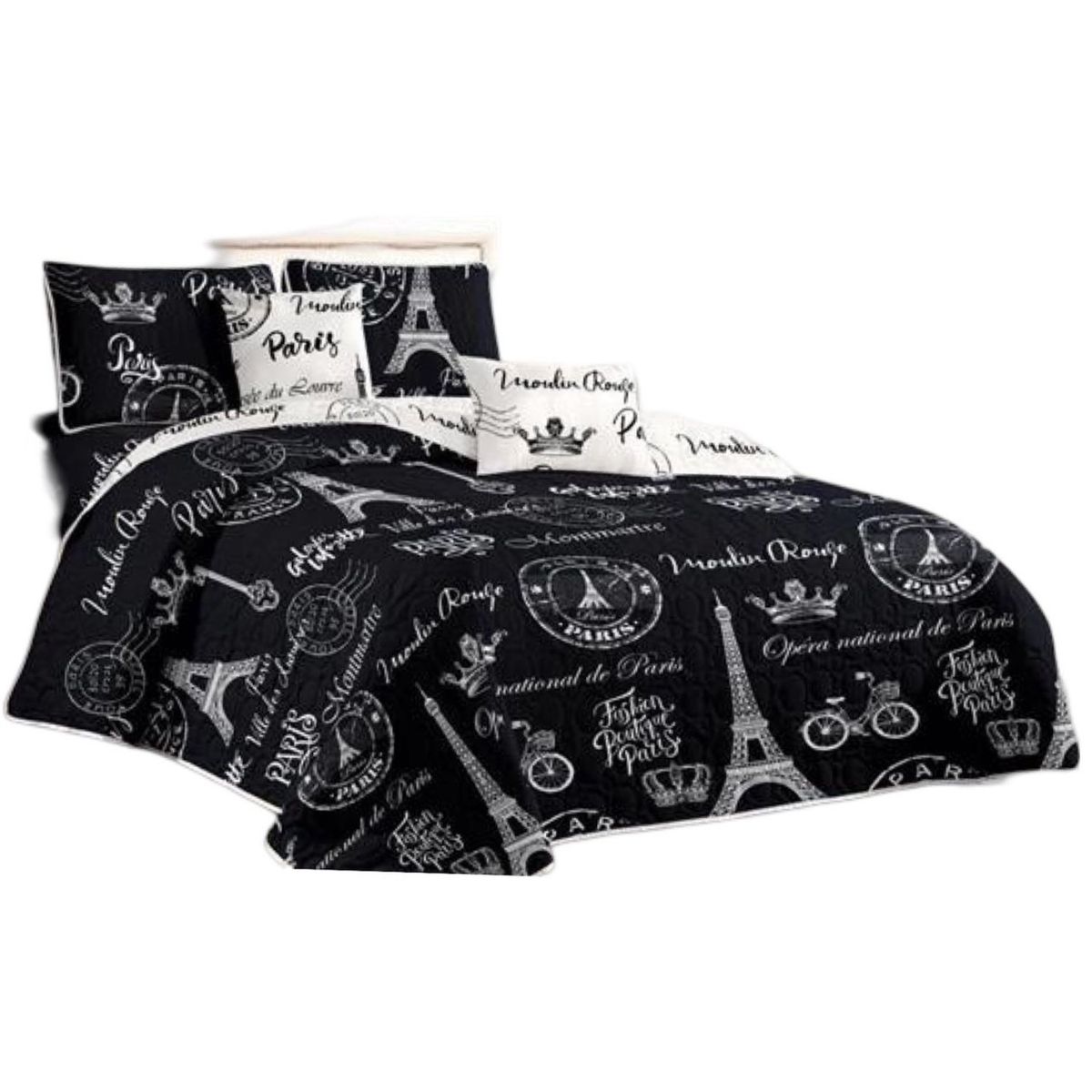 GENERICO - Cubrecama Cobertor Quilt Plaza y Media Verano Fresco v38