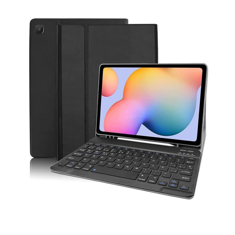 GENERICO - Funda Para Samsung Galaxy S6 Lite + Teclado Español Ñ