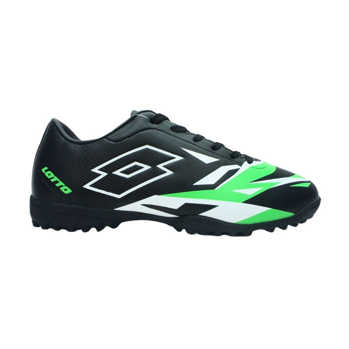 LOTTO - Zapato de Baby Fútbol Juvenil Lotto - Siro TF Negro Verde