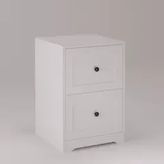 GENERICO - Velador Con Cajón Con Rieles 2 Nivel 40x40x60 Mesa De Noche