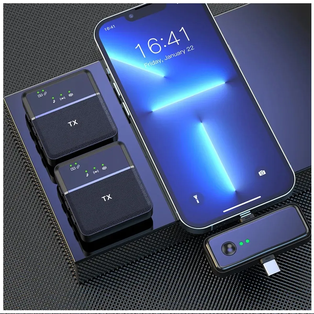 STARTECHOFFICE - Micrófono inalámbrico Solapa Universal Cancelación Ruido 8 Horas 30mt Omnidireccional Plug and Play