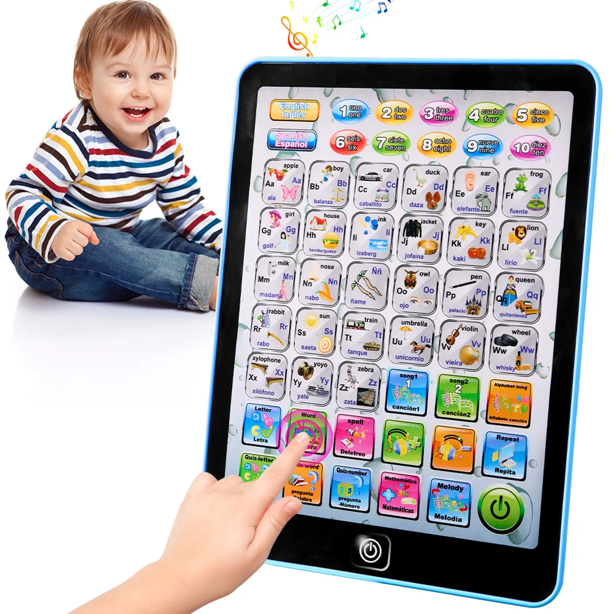 LUKOVEE - Pizarra Magica Lcd Tipo Tablet Para Niños Regalos