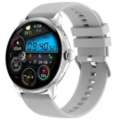 CASTLEN - Smartwatch Relógio Inteligente Plateado