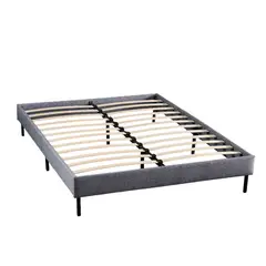 KLIK - Base de cama Europea - 2 Plazas - Gris