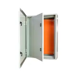 GENERICO - Gabinete Tablero Metalico 400x300x200mm 2 Puertas IP65 Ral 7032