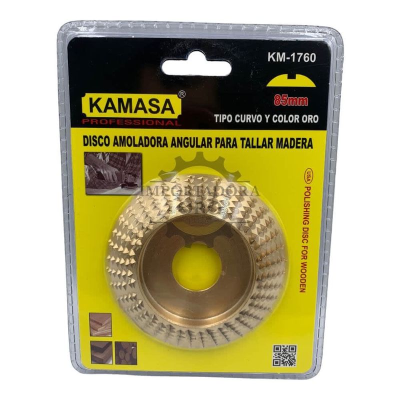 GENERICO - DISCO   ANGULAR PARA TALLAR MADERA  85MM KAMASA