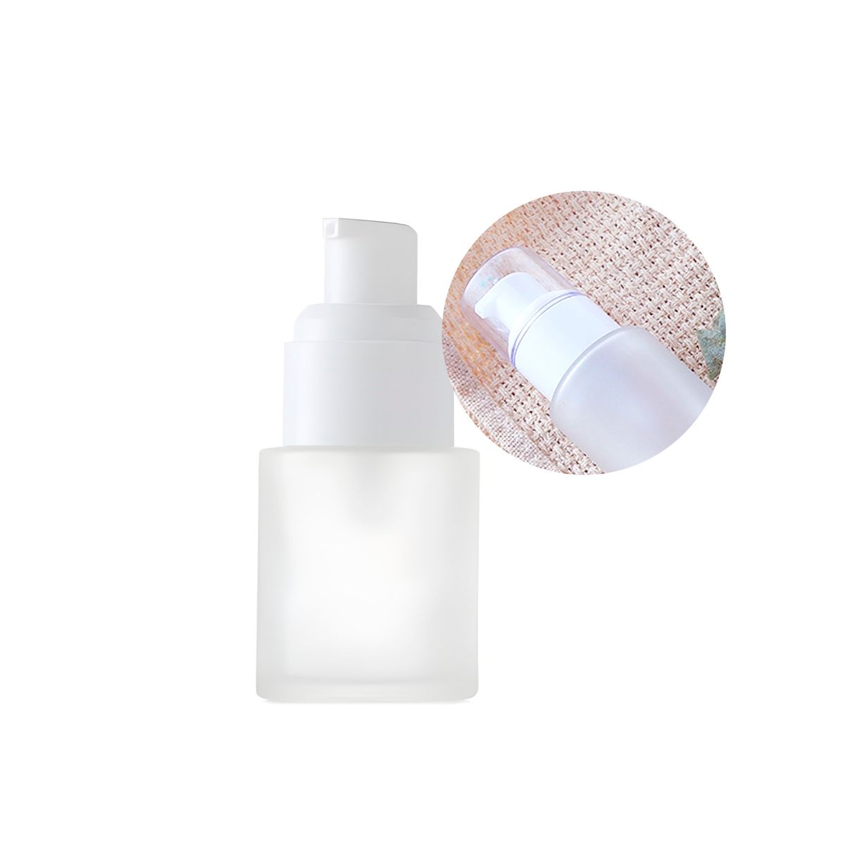 GENERICO - Set 12 Frascos Esmerilado Bomba Loción Esencial 30ml