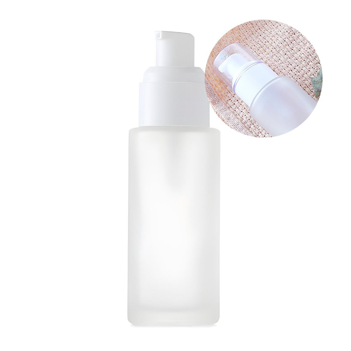 GENERICO - Set 12 Frascos Esmerilado Bomba Loción Esencial 100ml