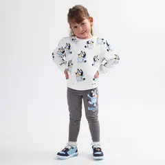 BLUEY - Conjunto Infantil Estampado Integral - Niña 2-4 Años