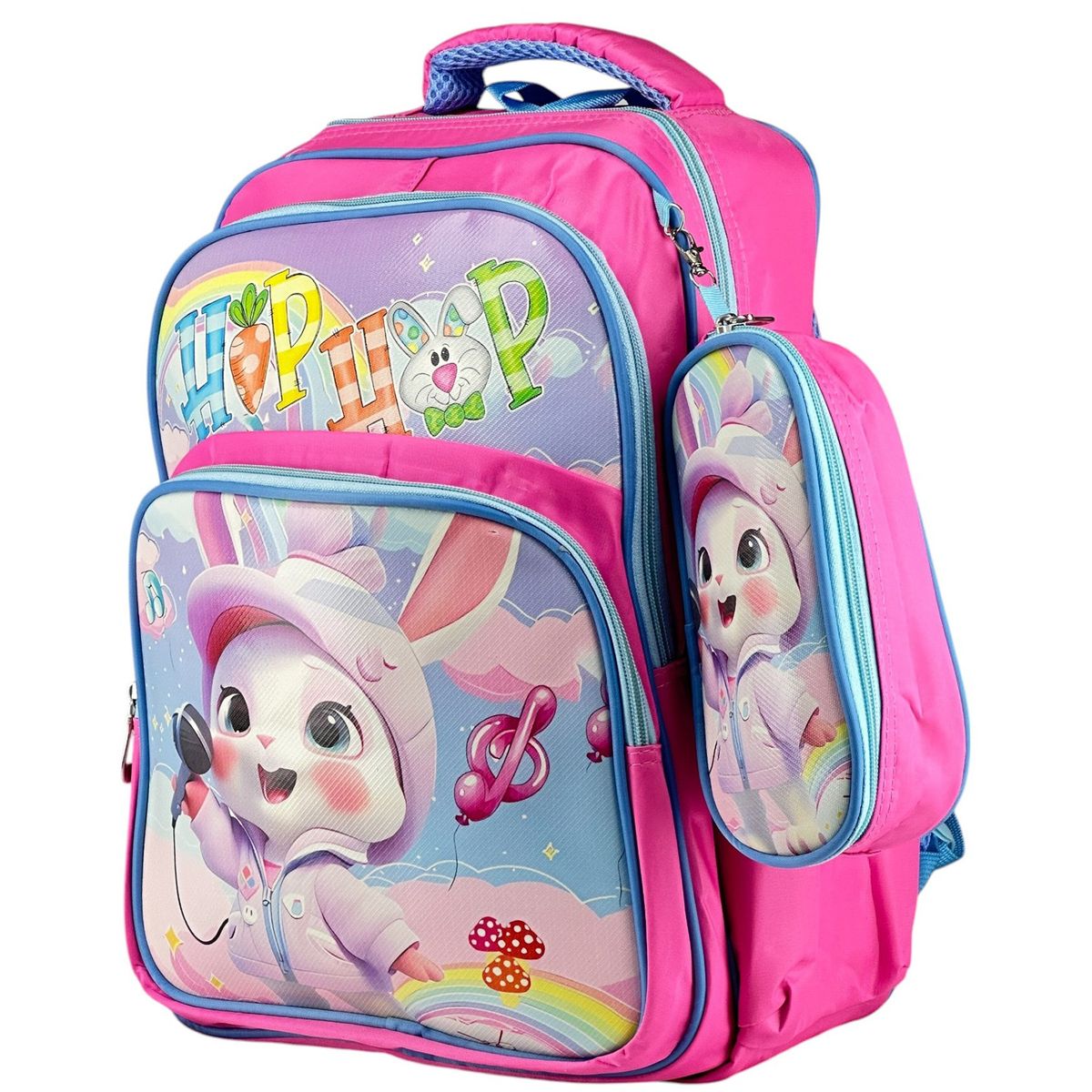 GENERICO - Mochila Escolar Infantil Ardilla Bolsos Niñas + Cartuchera