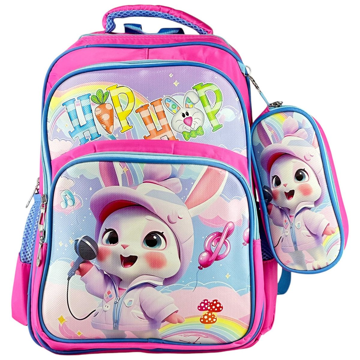 GENERICO - Mochila Escolar Infantil Ardilla Bolsos Niñas + Cartuchera