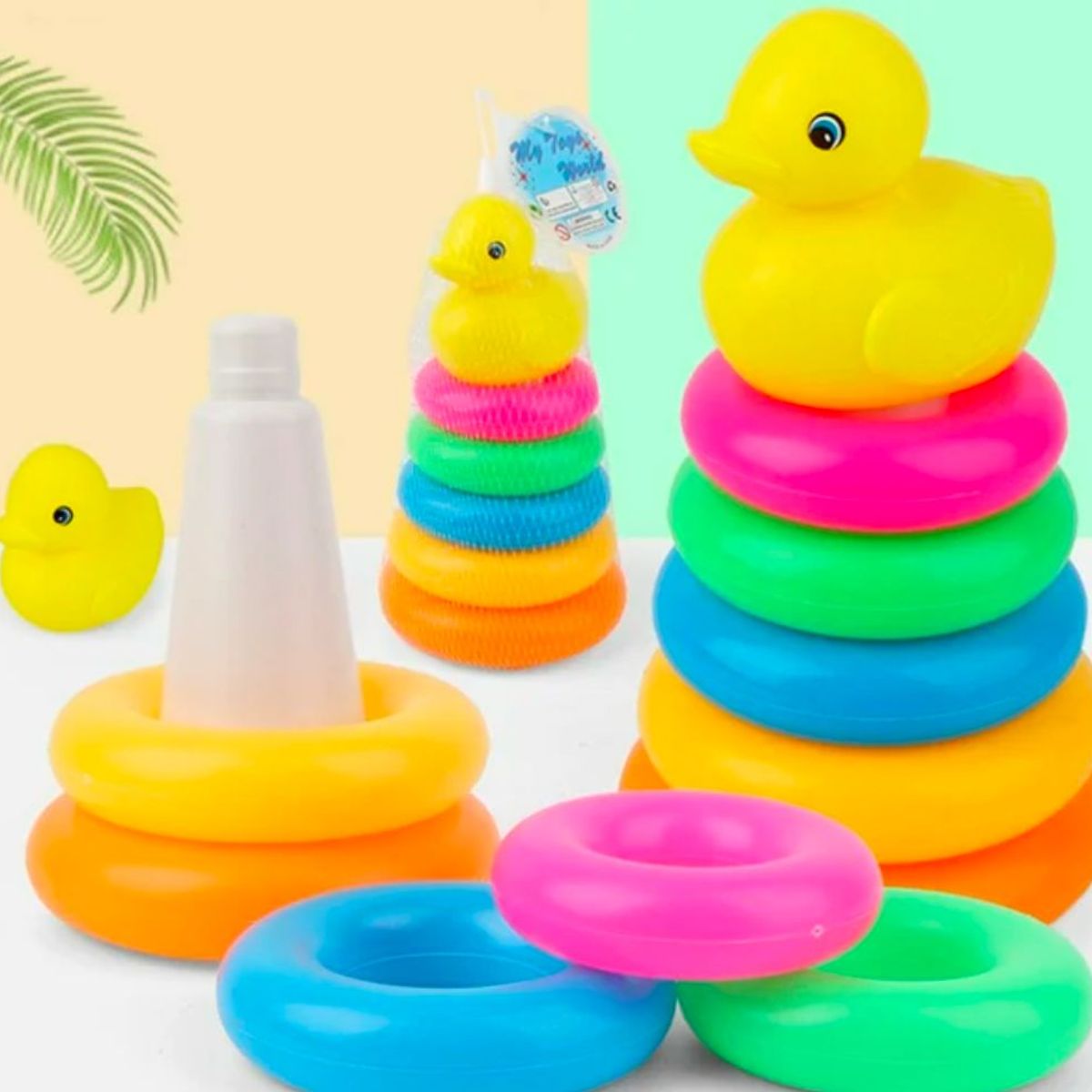 GENERICO - Juguete Aros Apilables Juego Niños Bebés Didácticos