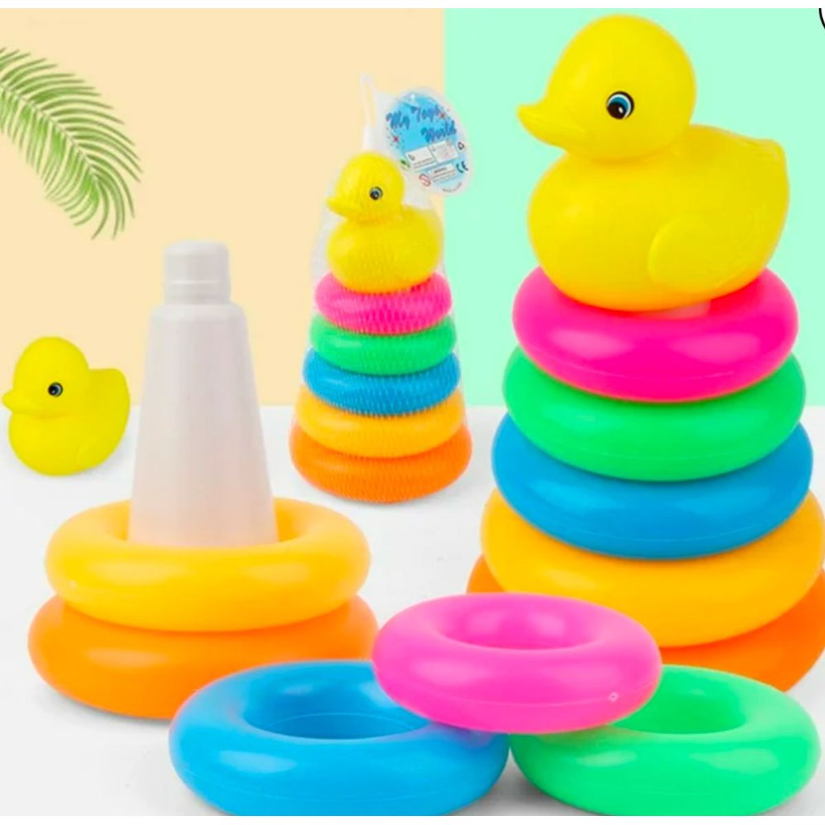 GENERICO - Juguete Aros Apilables Juego Niños Bebés Didácticos