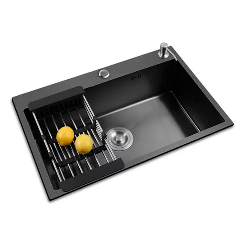 OFERTABKN - Lavaplatos Simple Empotrado Acero Inoxidable Bajo Cubierta